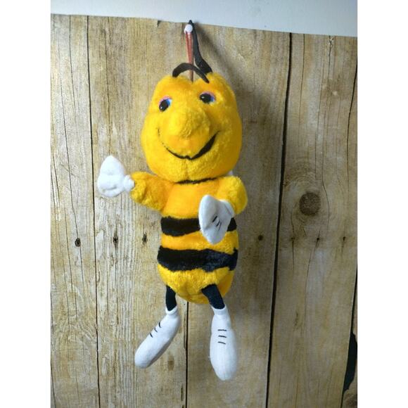 Vtg Nadel & Sons Toy Co Bumble Bee Stuffed Animal Honey Bee Plush - Picture 1 of 4